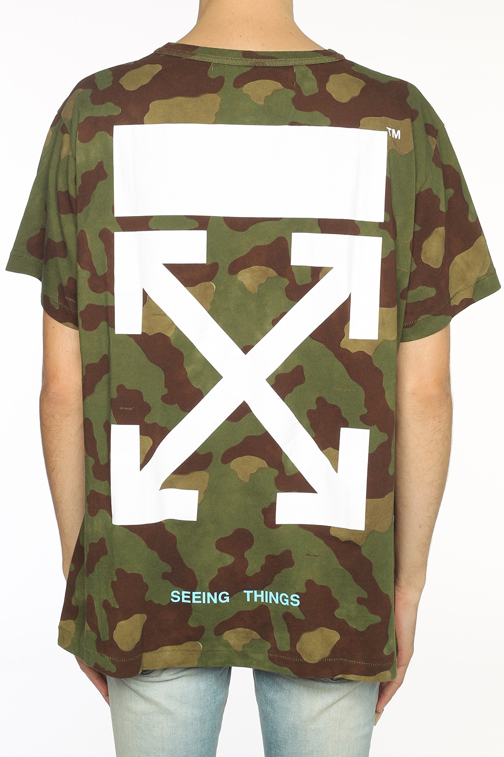 Off-White Camo T-shirt | Men's Clothing | Vitkac